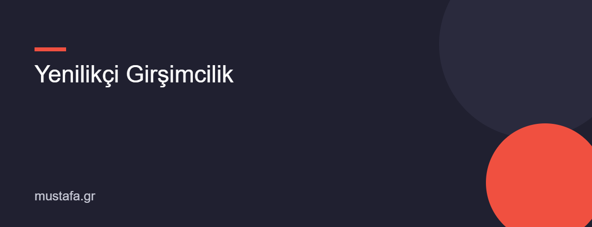 Yenilikçi Girşimcilik
